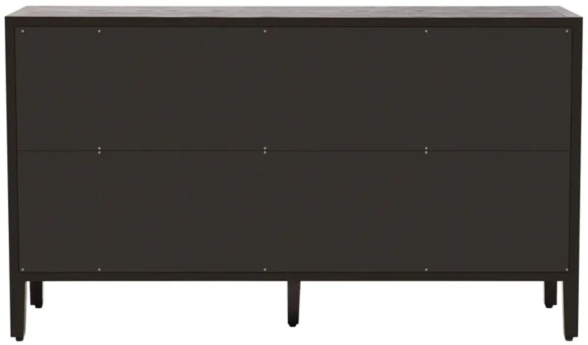 Merax Retro Storage Cabinet Sideboard with Adjustable Shelves