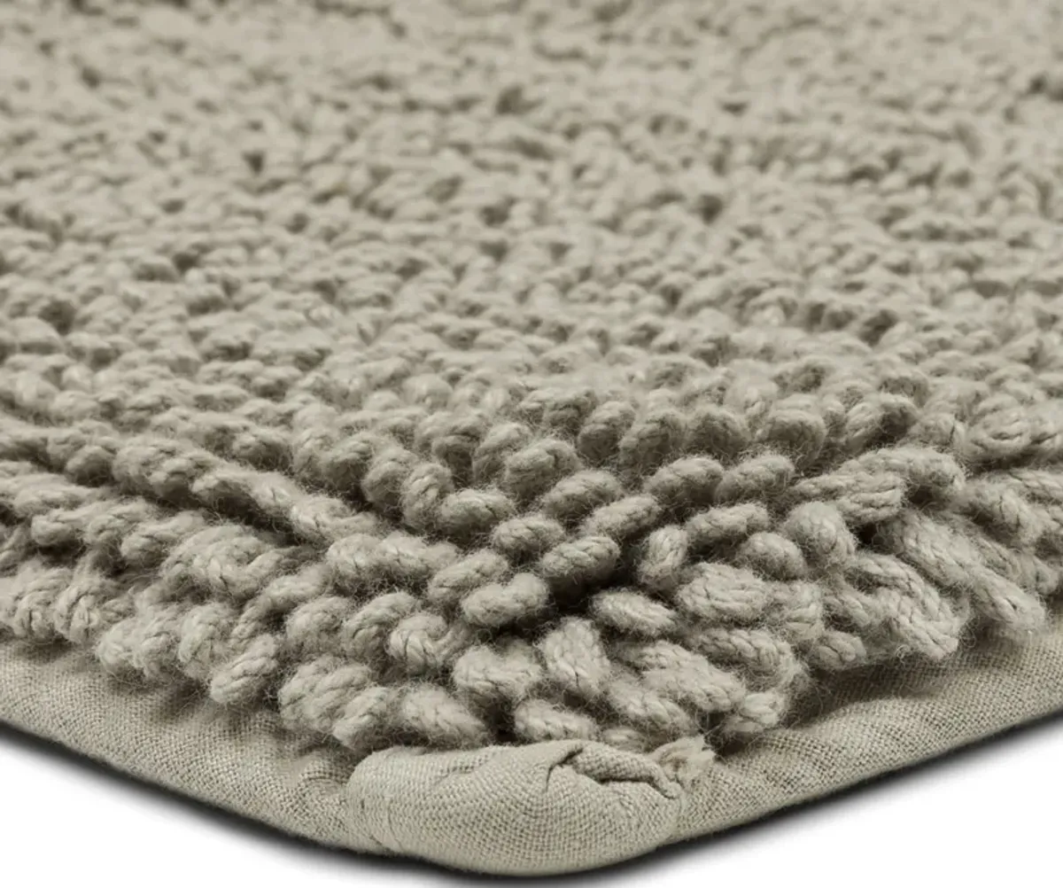 Classic Cotton Ii Silver 2' x 5' Bath Mat