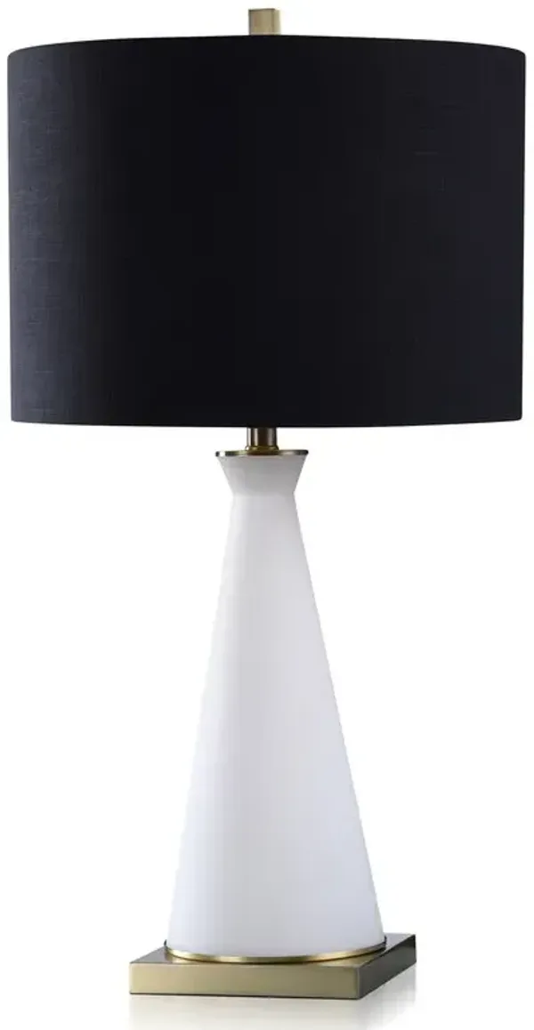Noir & Ivory Prism Lamp
