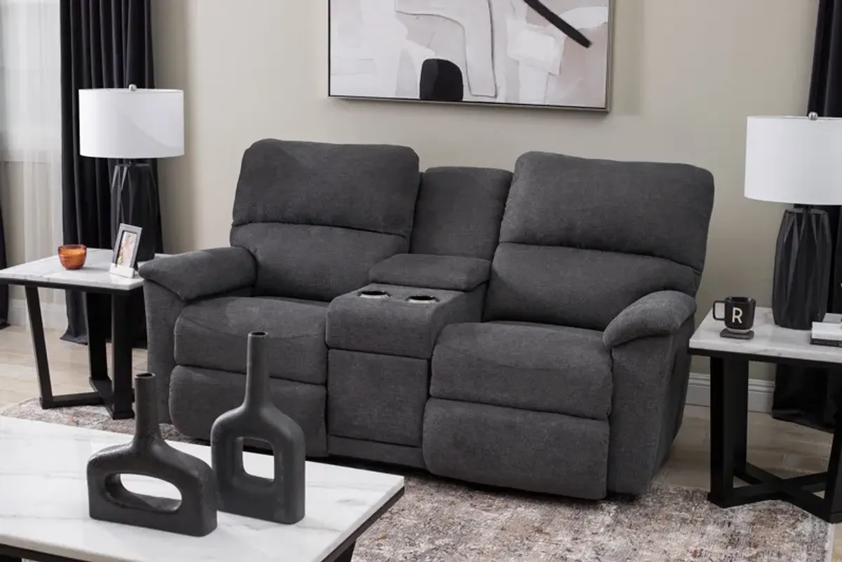 Brooks Reclining Loveseat with Console