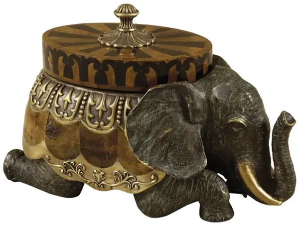 Kneeling Elephant Box