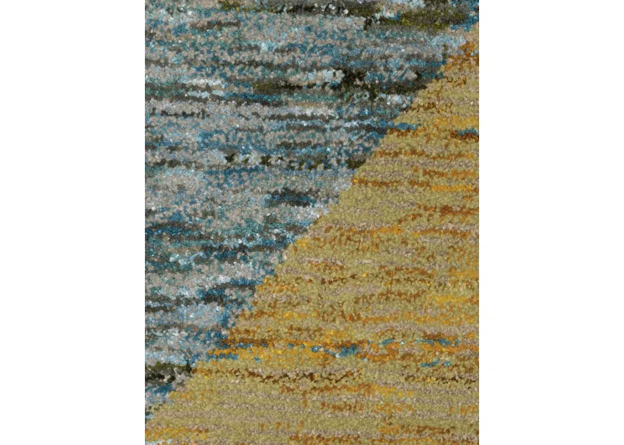 Strada 6'7" x 9'6" Gold Rug