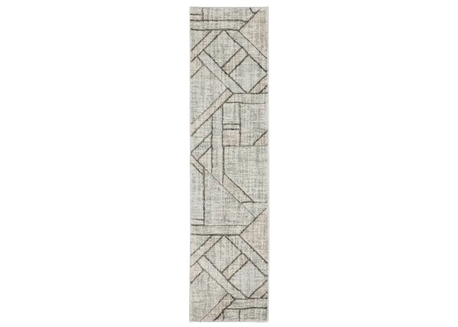 Cambria 1'10" x 7'6" Grey Rug