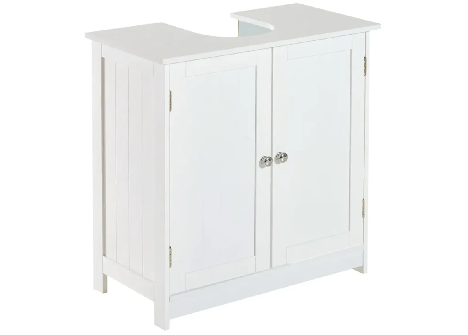 Bathroom Space Saver: White Pedestal Sink Storage Cabinet