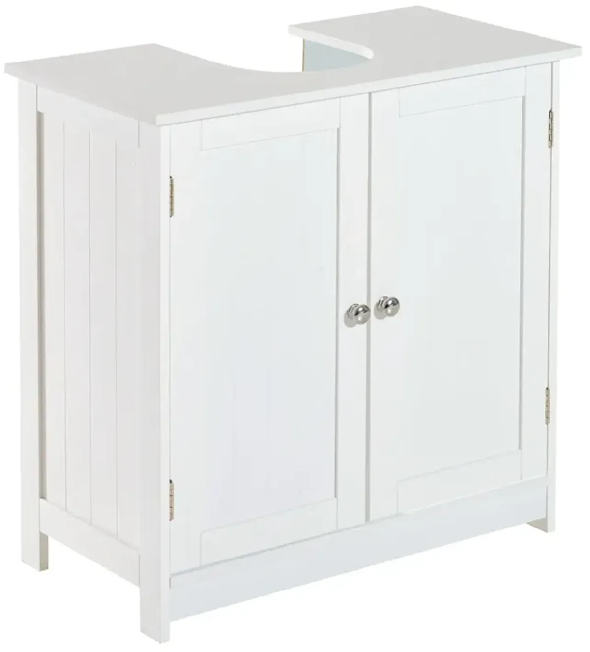 Bathroom Space Saver: White Pedestal Sink Storage Cabinet