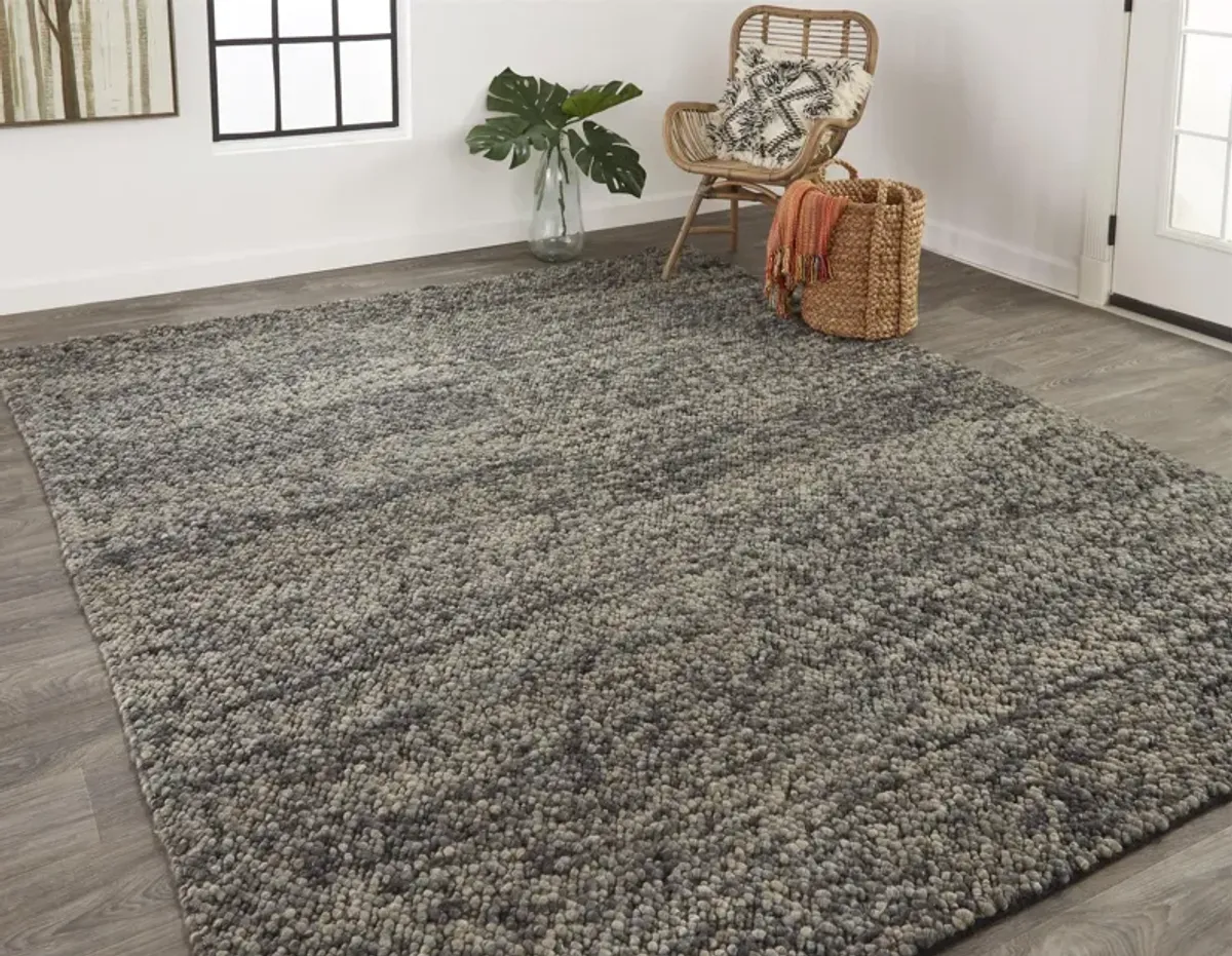 Berkeley 0821F Gray/Taupe/Black 5' x 8' Rug