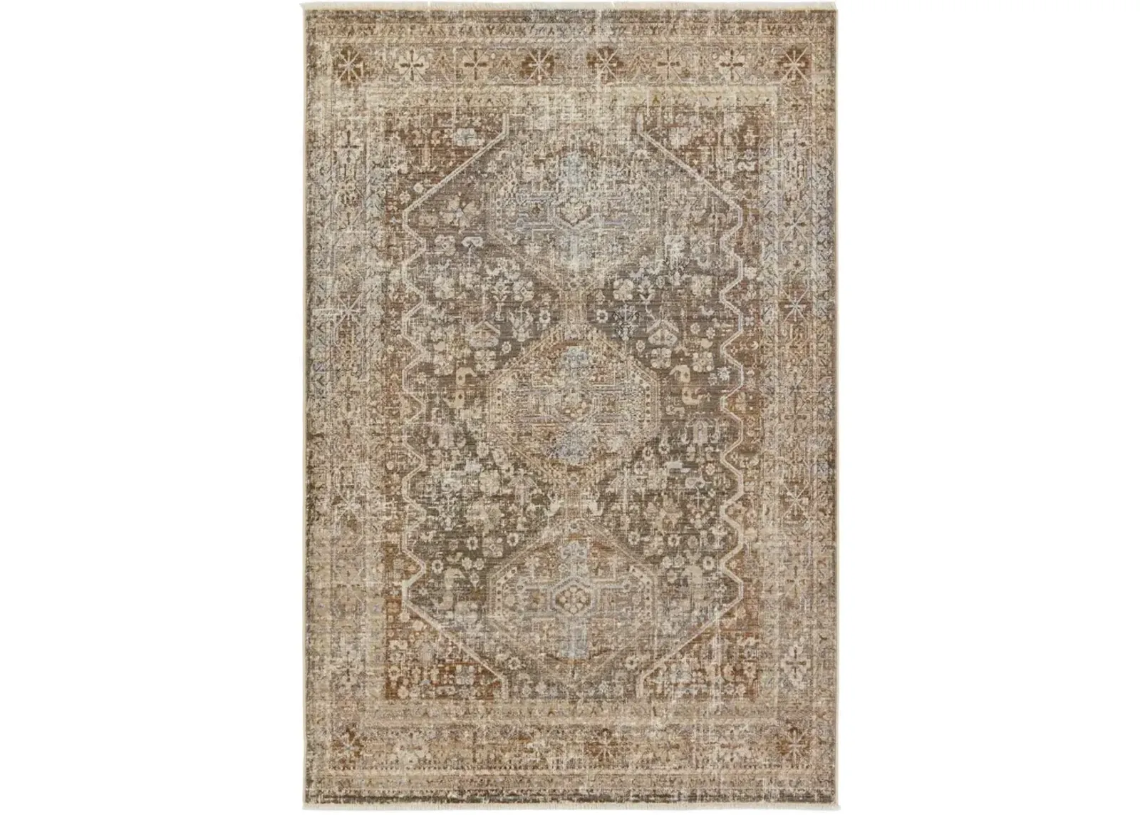 Zefira Zakaria Natural 5' x 8' Rug