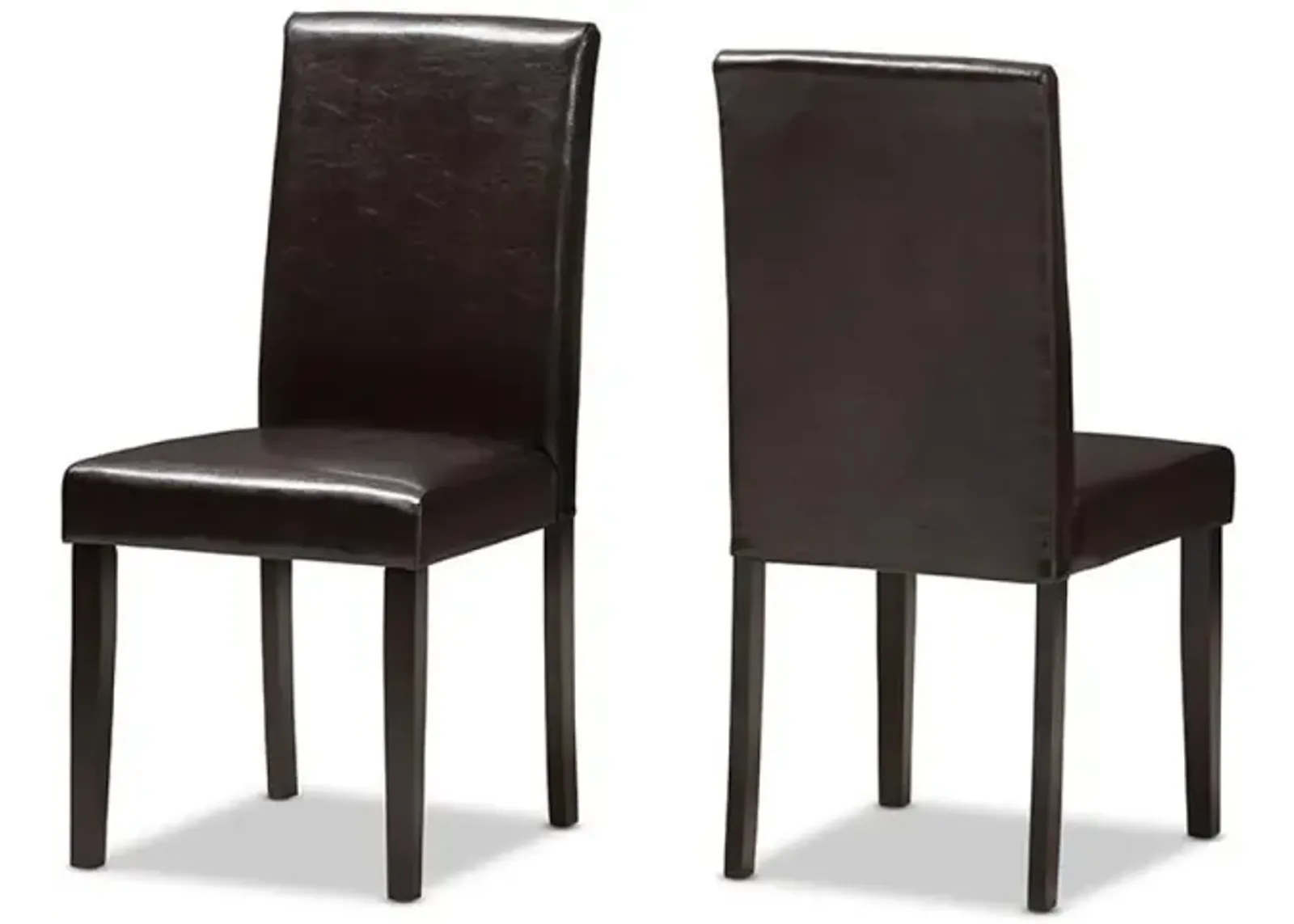 Leather Upholstered Dining Chair (Set of 2)