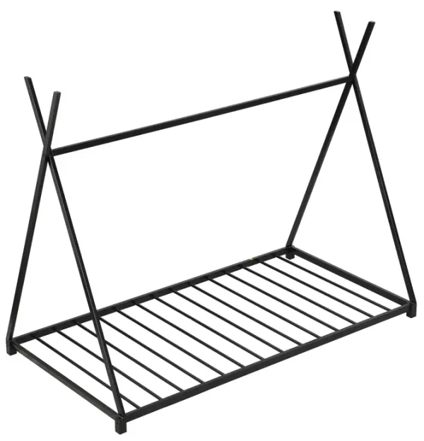 Merax Triangle Structure Metal House Platform Bed Floor Bed