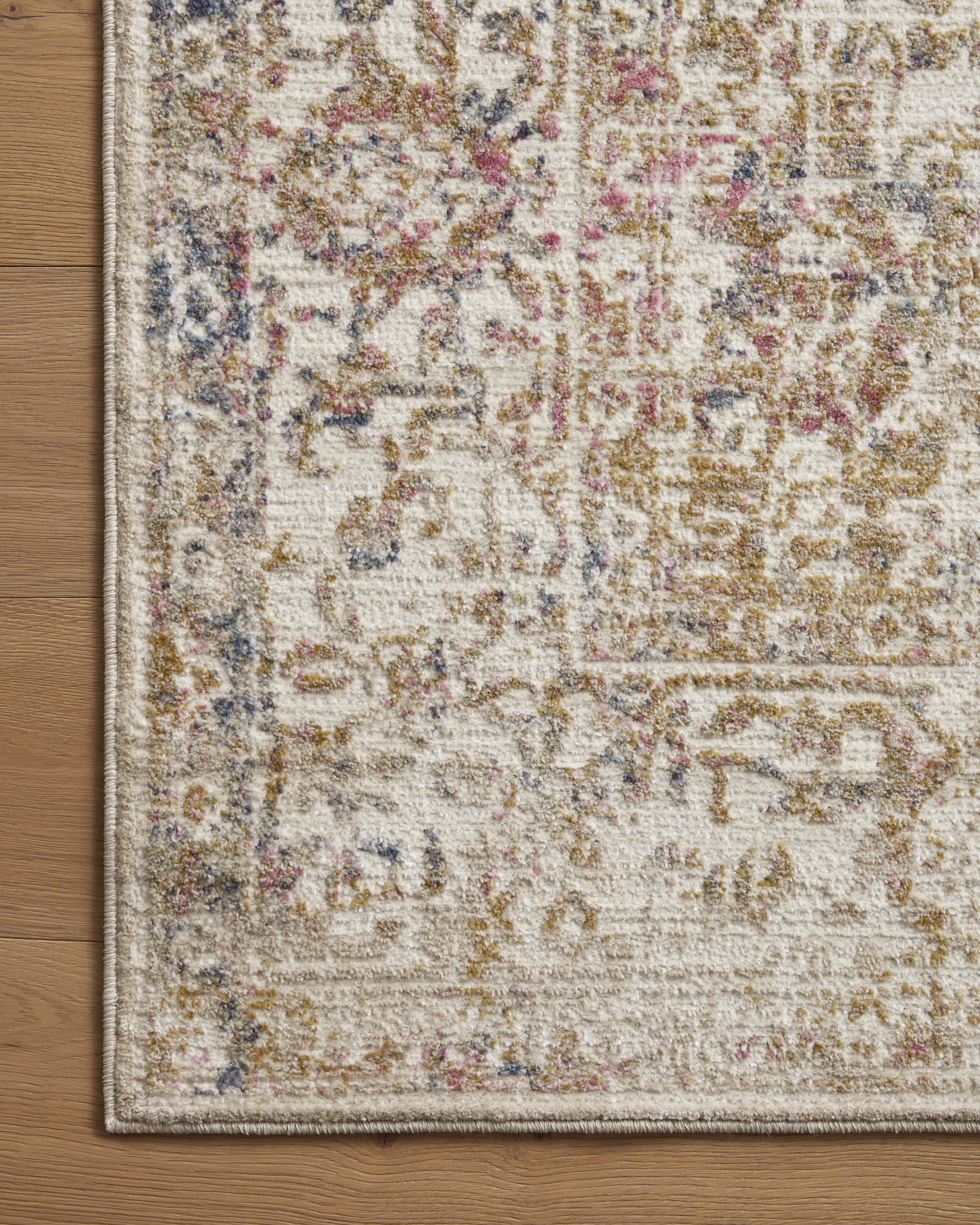 Indra INA05 Ivory/Multi 6'3" x 9' Rug