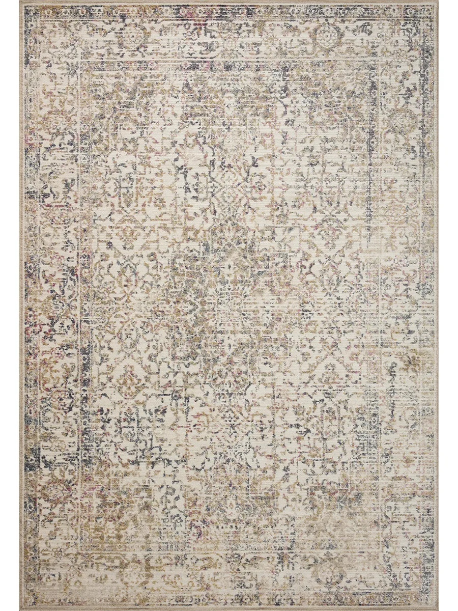 Indra INA05 Ivory/Multi 6'3" x 9' Rug