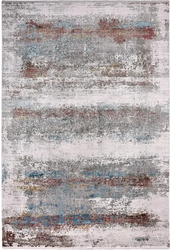 Cadiz 3902F Gray/Red/Blue 12' x 18' Rug