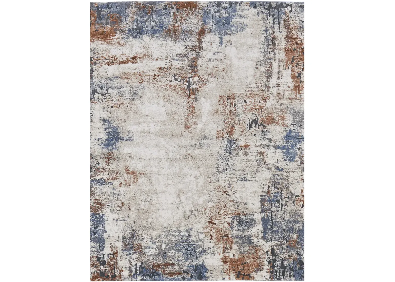 Gilmore 39MNF 5'3" x 8' Ivory/Blue/Taupe Rug