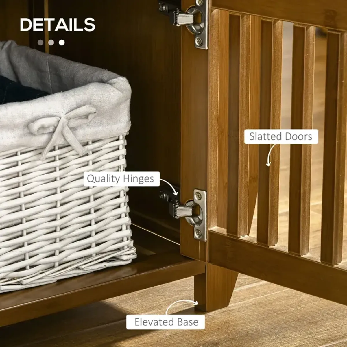 Shoe Bench with Storage Cabinets – Multifunctional Entryway Organizer for Shoes and Seating