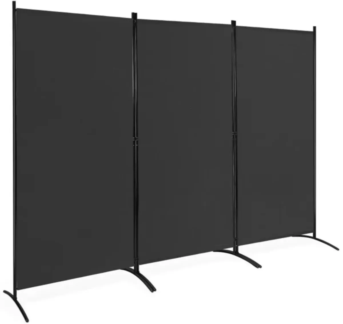 Hivvago 3-Panel Room Divider Folding Privacy Partition Screen for Office Room