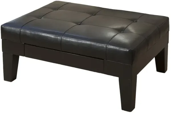 Streamdale Luxurious Ottoman with Spacious Drawer for Seamless Storage and Style