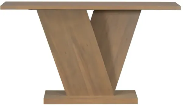 Merax V-Base Design Console Table for Entryway Living Room
