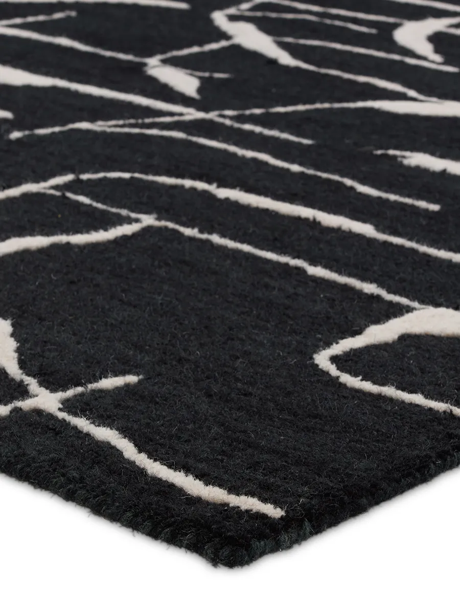 Mallino By Nikki Chu Noir Black 8' x 10' Rug