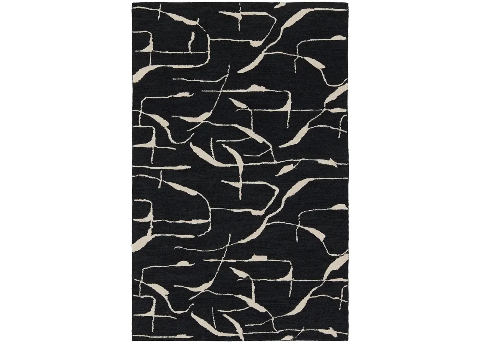 Mallino By Nikki Chu Noir Black 8' x 10' Rug