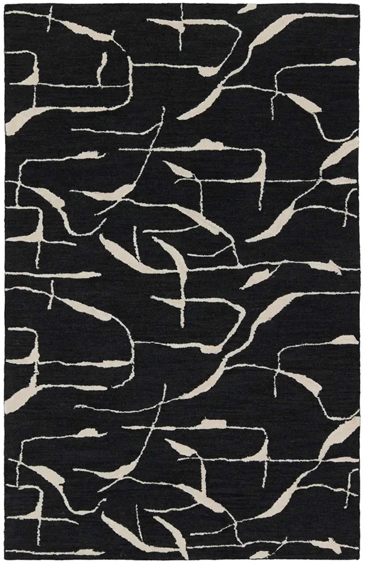 Mallino By Nikki Chu Noir Black 8' x 10' Rug