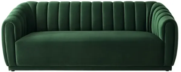 Nicole Miller Favre Velvet  Long Sofa