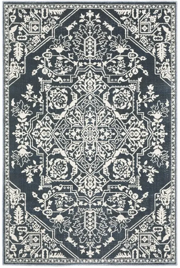 Intrigue 5'3" x 7'6" Blue Rug