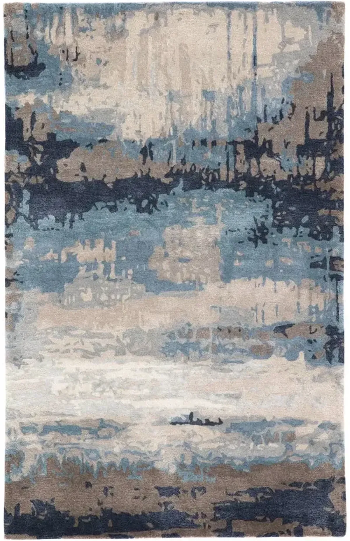 Genesis Benna Blue 12' x 18' Rug