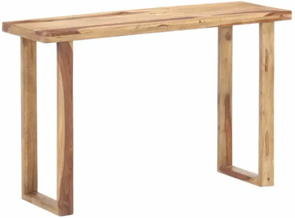 vidaXL Console Table 46.5"x15.7"x29.9" Solid Sheesham Wood