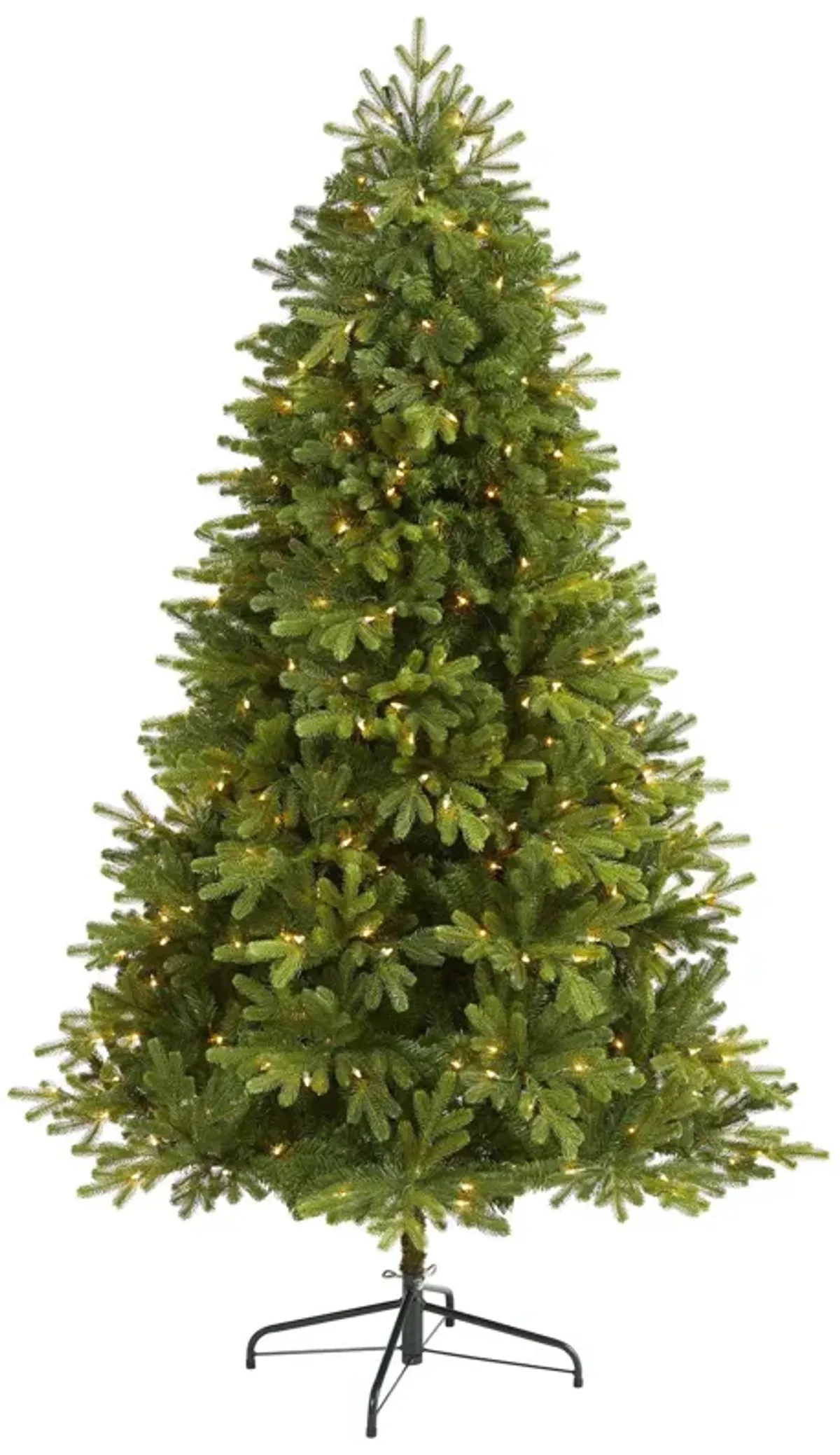 Nearly Natural Washington Fir Artificial Christmas Tree with Clear Lights