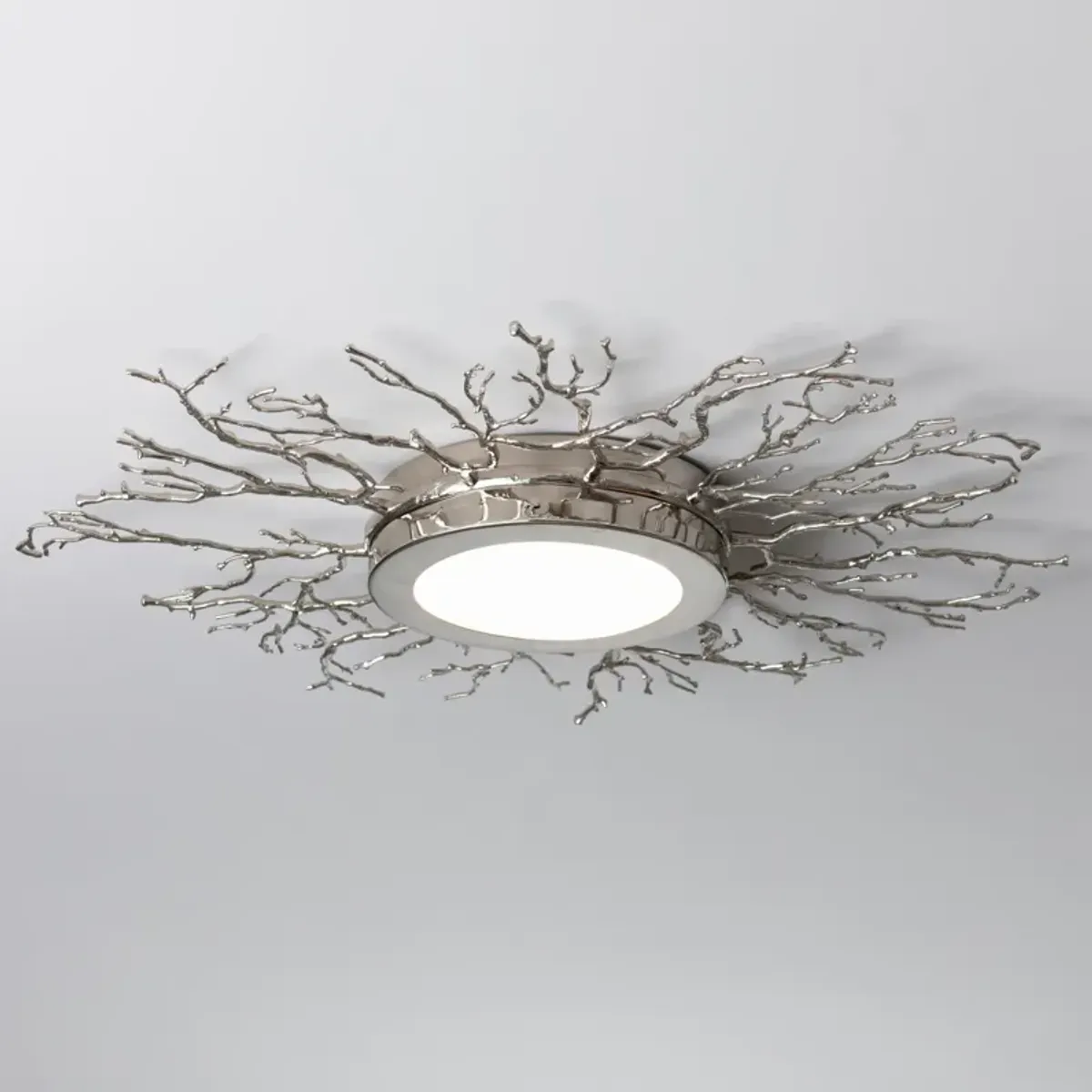 Twig Ceiling Fixture-Silver