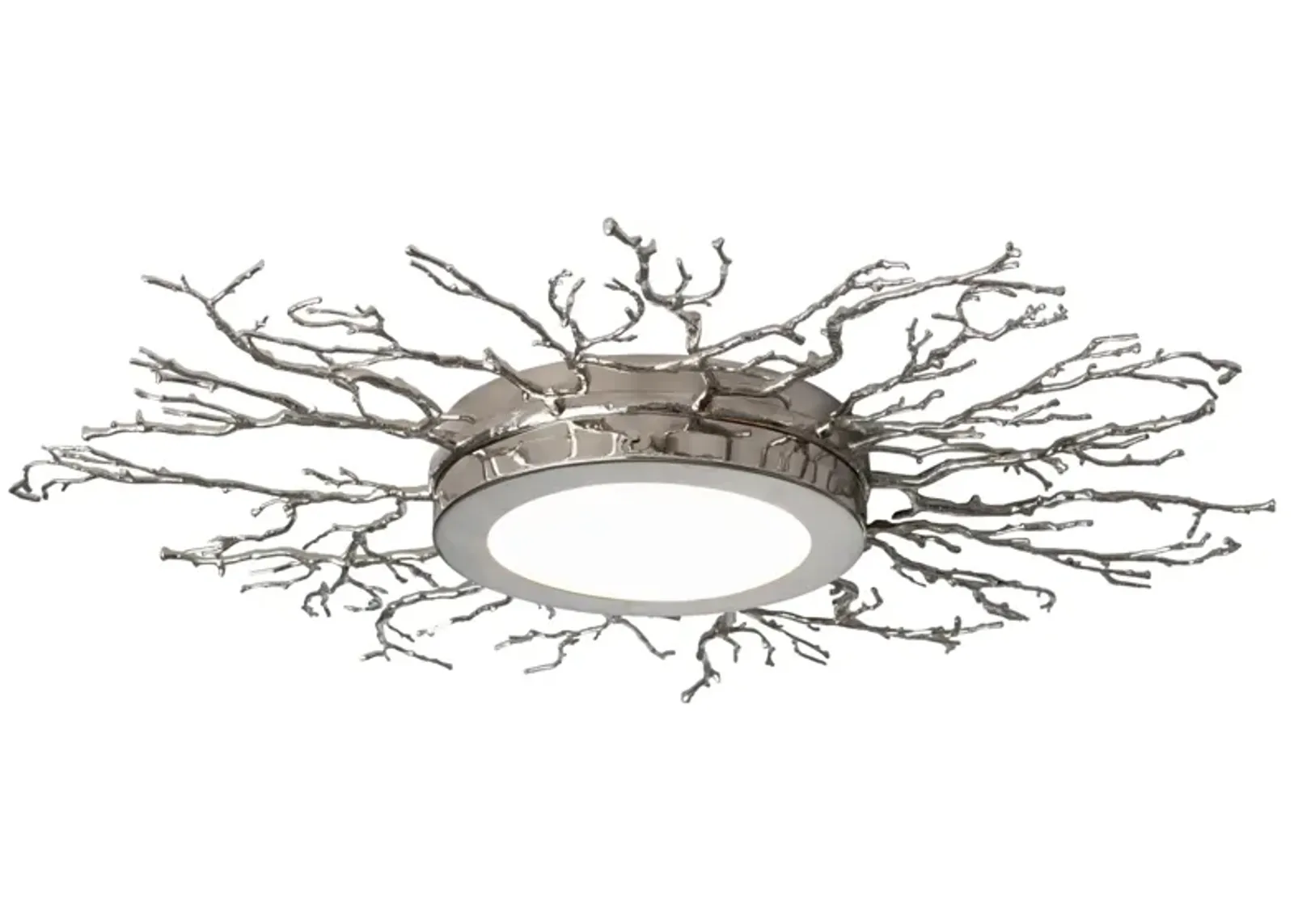 Twig Ceiling Fixture-Silver