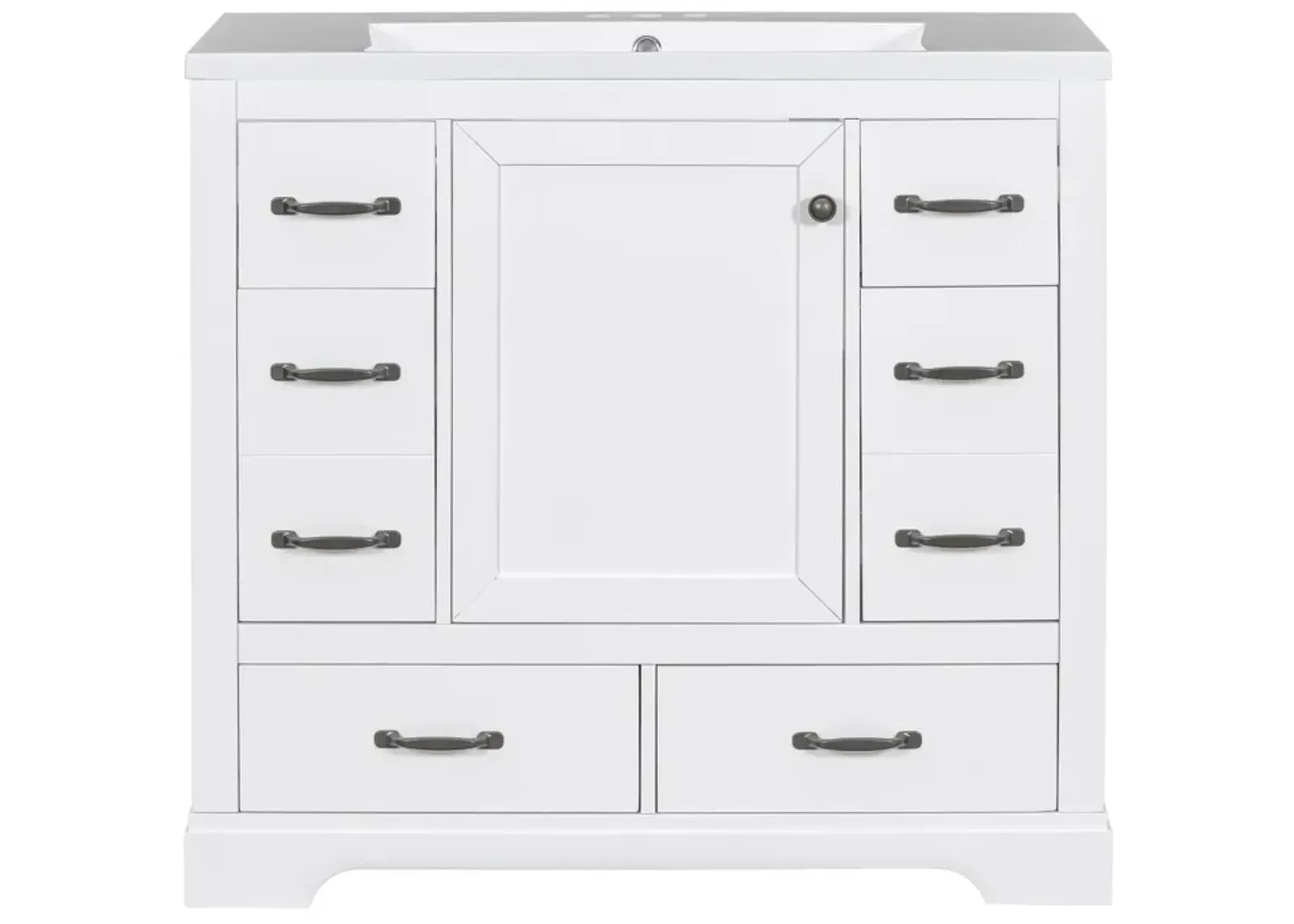 Merax 36" Bathroom Vanity with Sink Combo