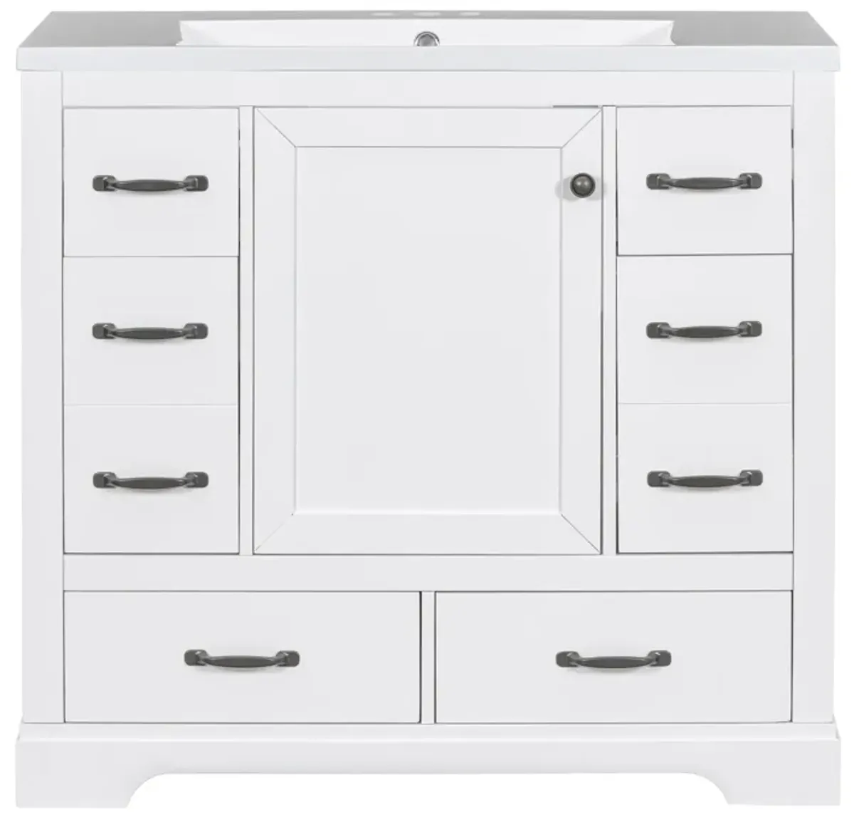 Merax 36" Bathroom Vanity with Sink Combo