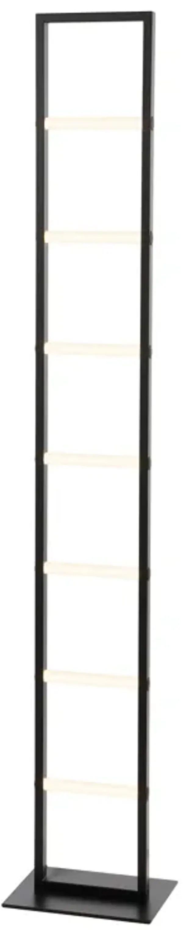 Ivan Minimalist Modern Iron Ladder Dimmable Integrated LED Floor Lamp