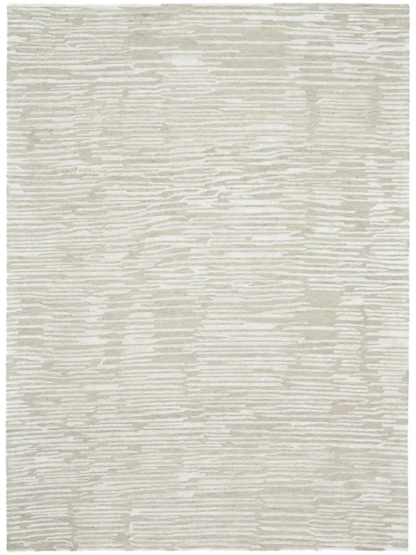 CK010 Linear LNR01 Ivory 9'9" x 13'9" Rug