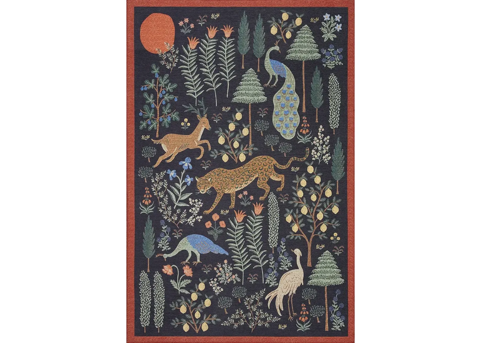 Menagerie MEN01 Black 7'6" x 9'6" Rug