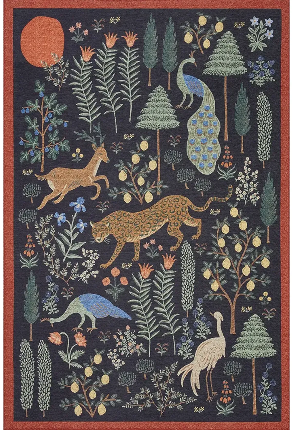 Menagerie MEN01 Black 7'6" x 9'6" Rug