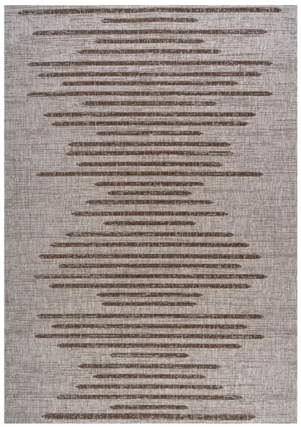 Zolak Berber Stripe Geometric Indoor/Outdoor Area Rug
