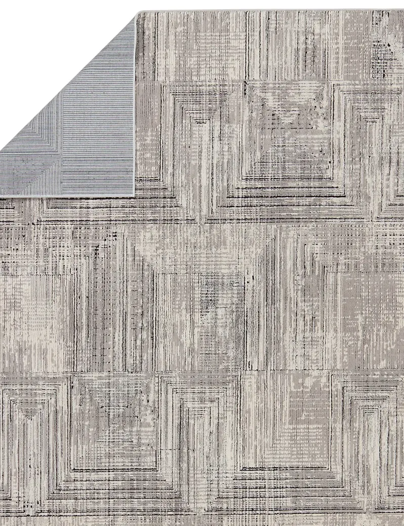 Graphite Sublime Gray 5'3" x 8' Rug