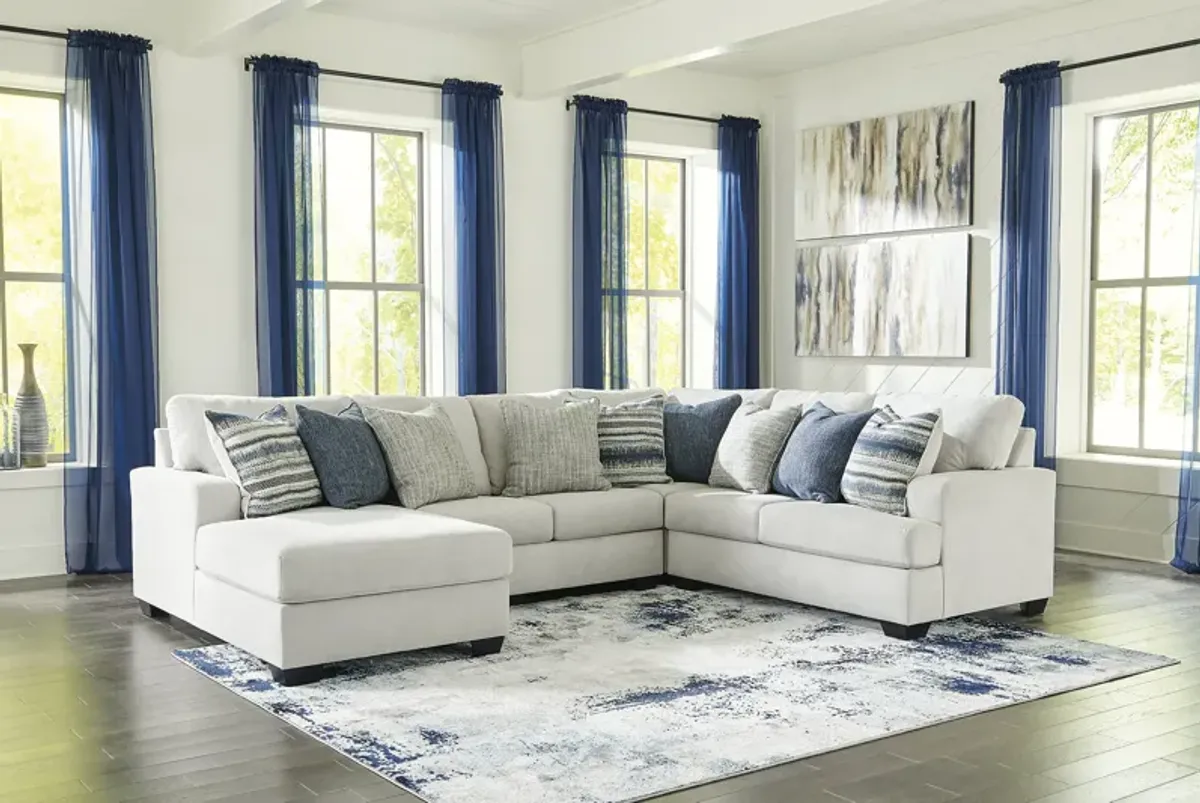 Lowder 4-Piece Sectional with Chaise