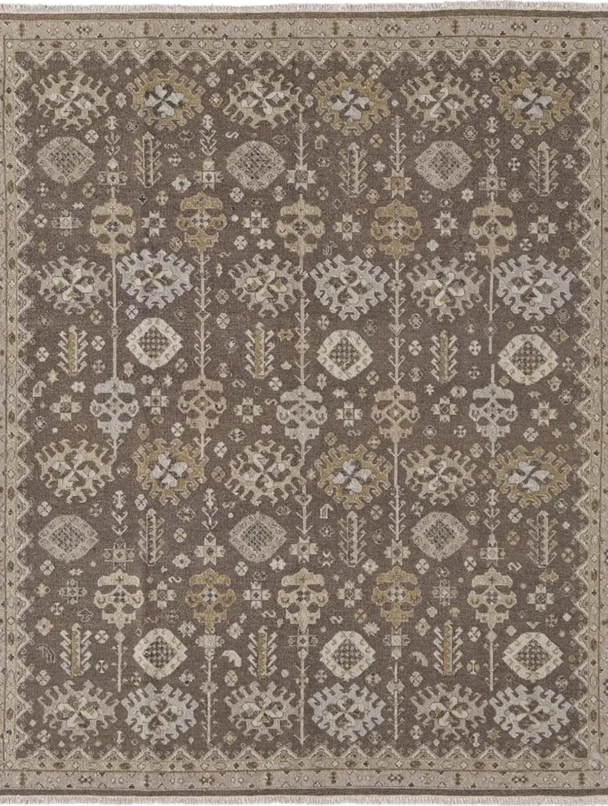 Corbitt 0610F 8'6" x 11'6" Brown/Ivory Rug