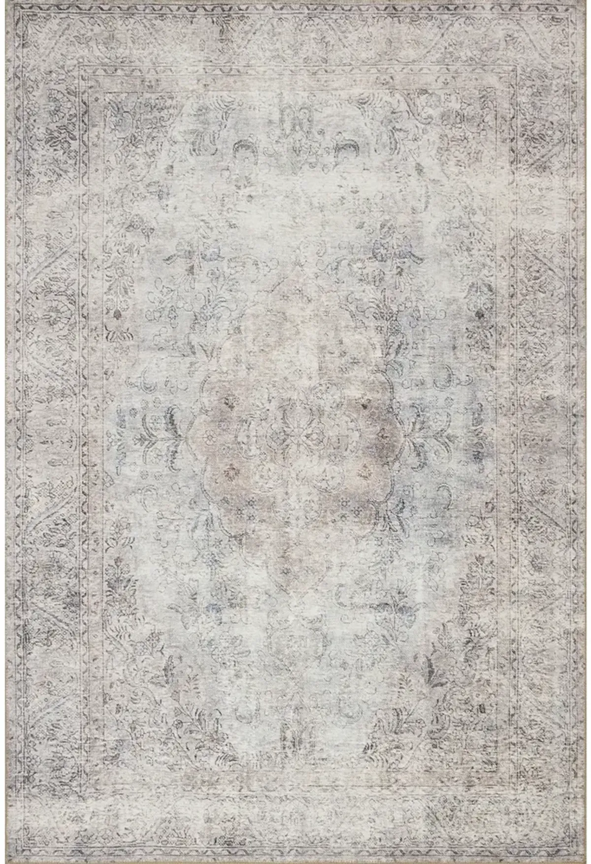 Loren LQ04 Silver/Slate 7'6" x 9'6" Rug