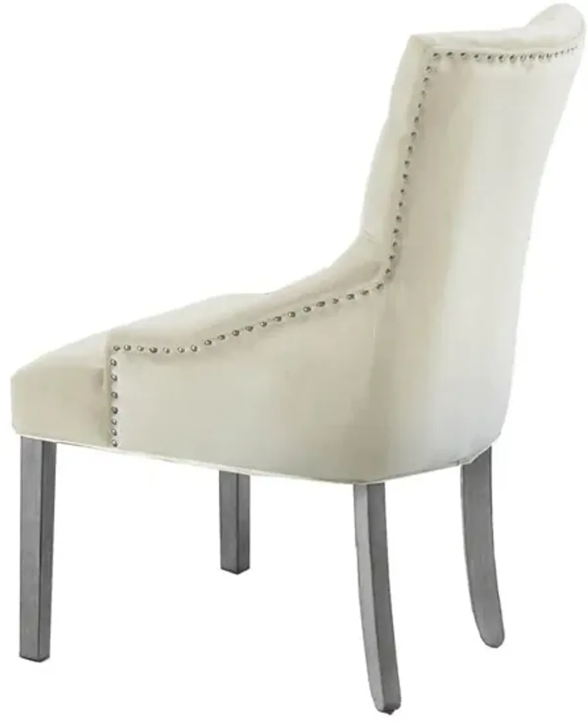 Jameson Velvet Upholstered Dining Chairs in Beige (Set of 2)