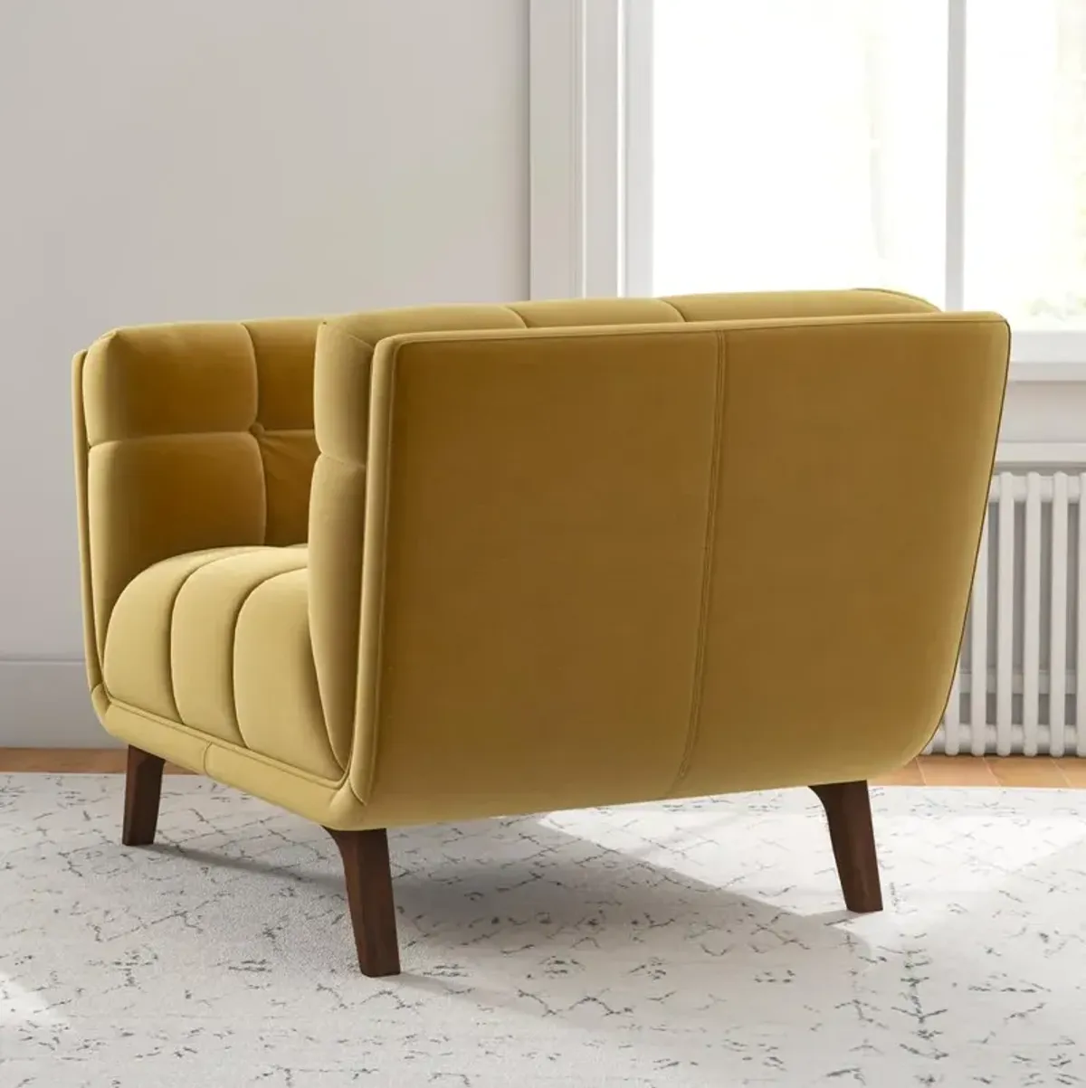 Ashcroft Furniture Co Addison Mid Century Modern Lounge Chair