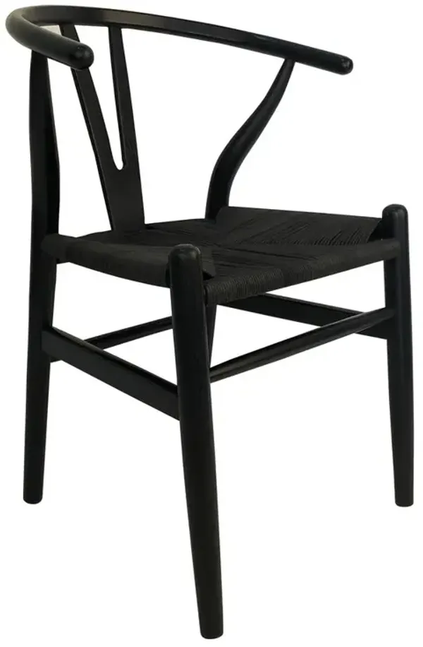 Moe's Home Collection Ventana Dining Chair Black-Set Of Two