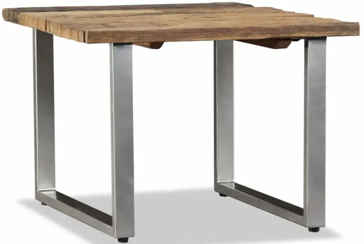 vidaXL Coffee Table Solid Reclaimed Wood 21.7"x21.7"x15.7"