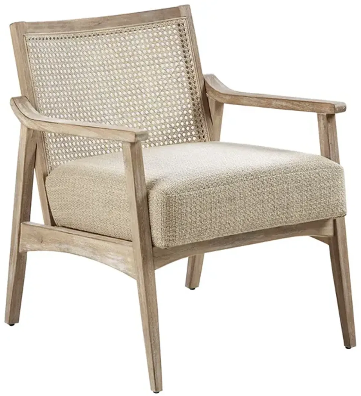 Gracie Mills Mccarthy Reclaimed Wood Cane Accent Chair