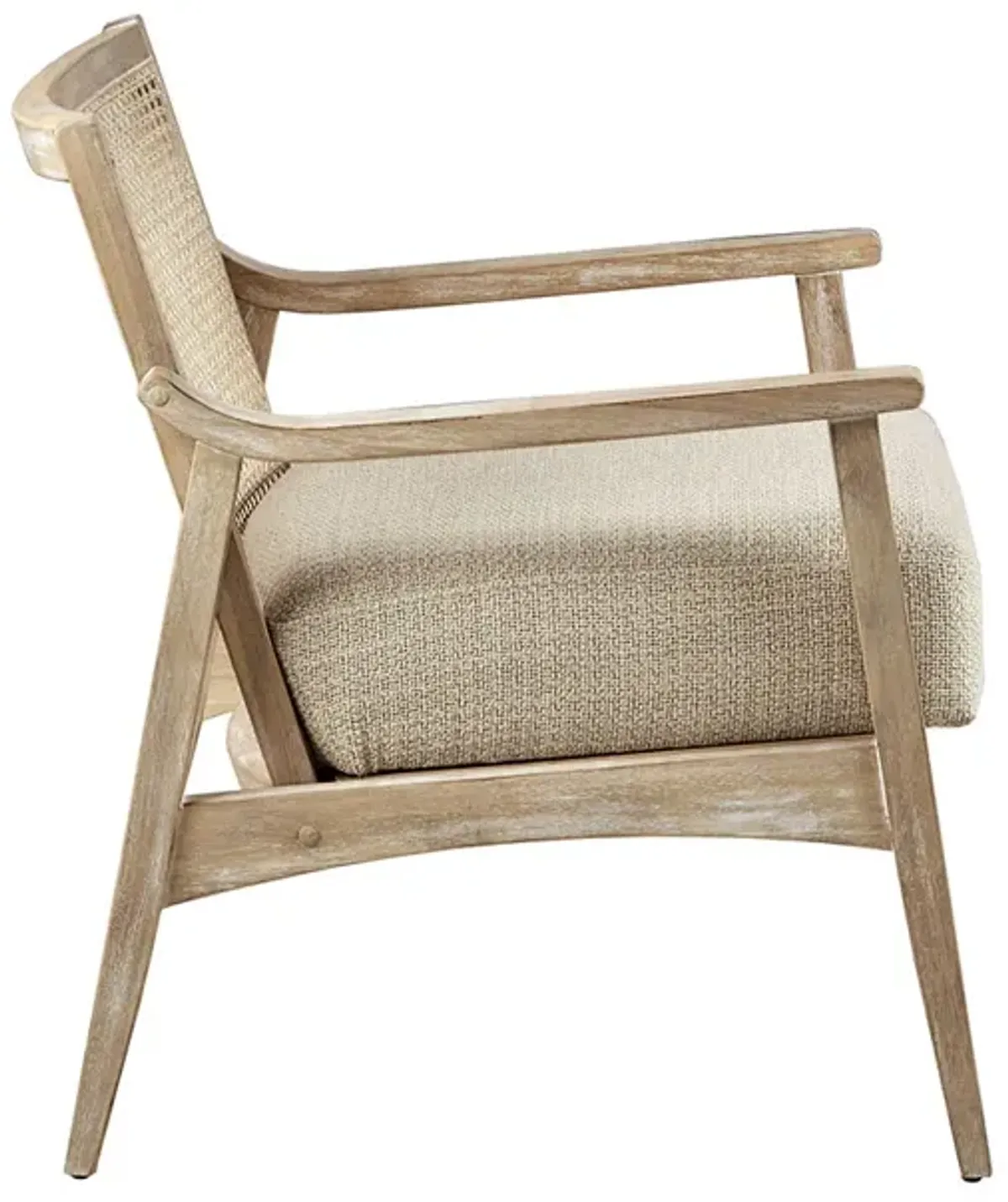 Gracie Mills Mccarthy Reclaimed Wood Cane Accent Chair