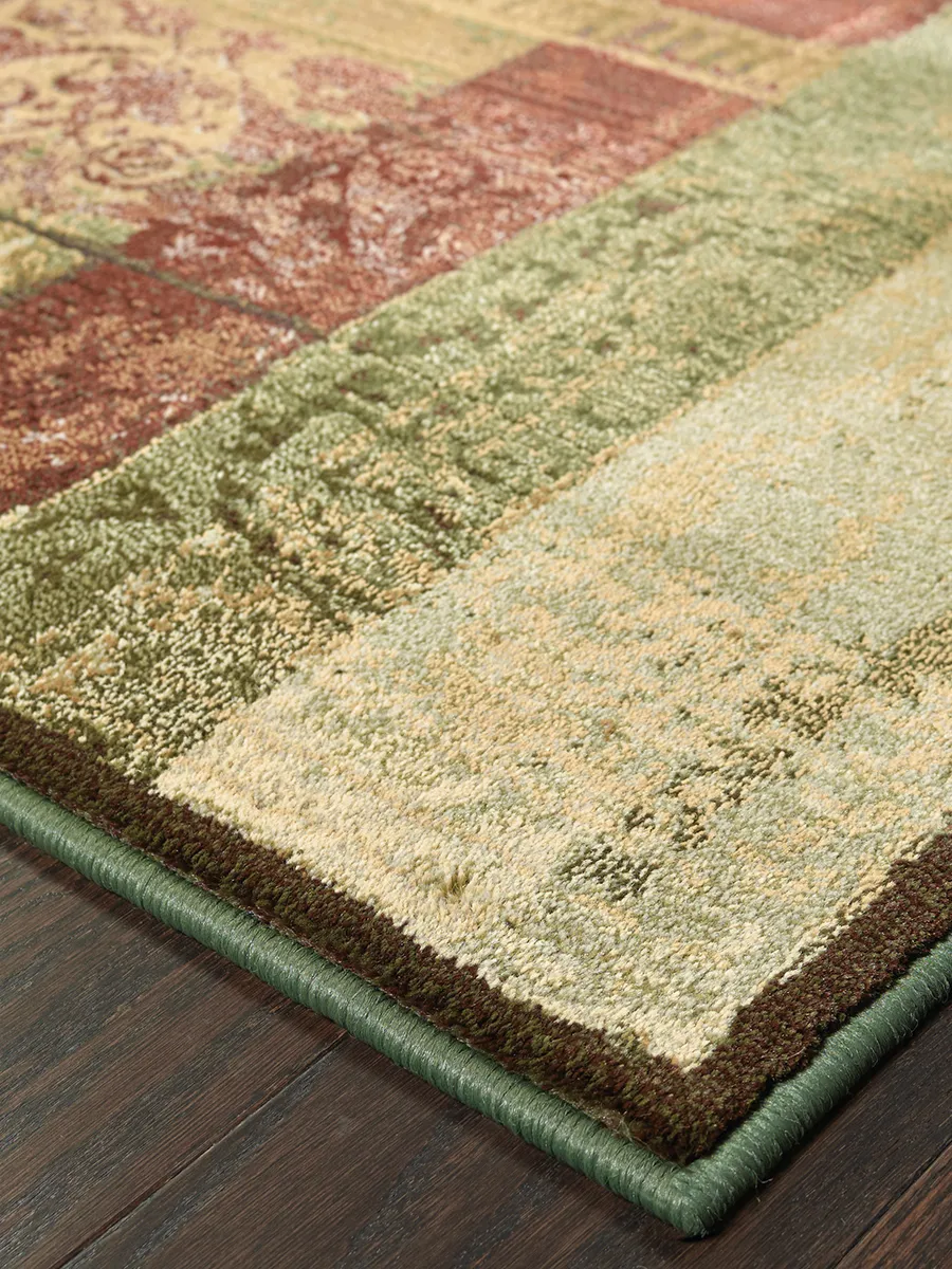 Generations 2'3" x 7'6" Grn Rug