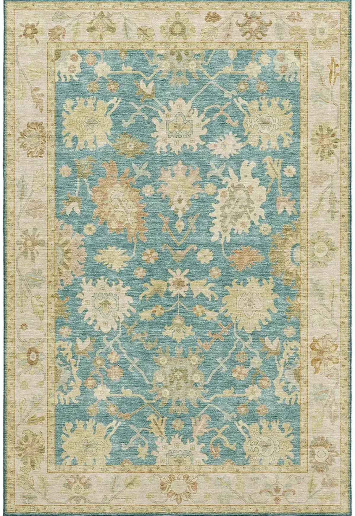 Hatay HY2 Teal 10' x 14' Rug